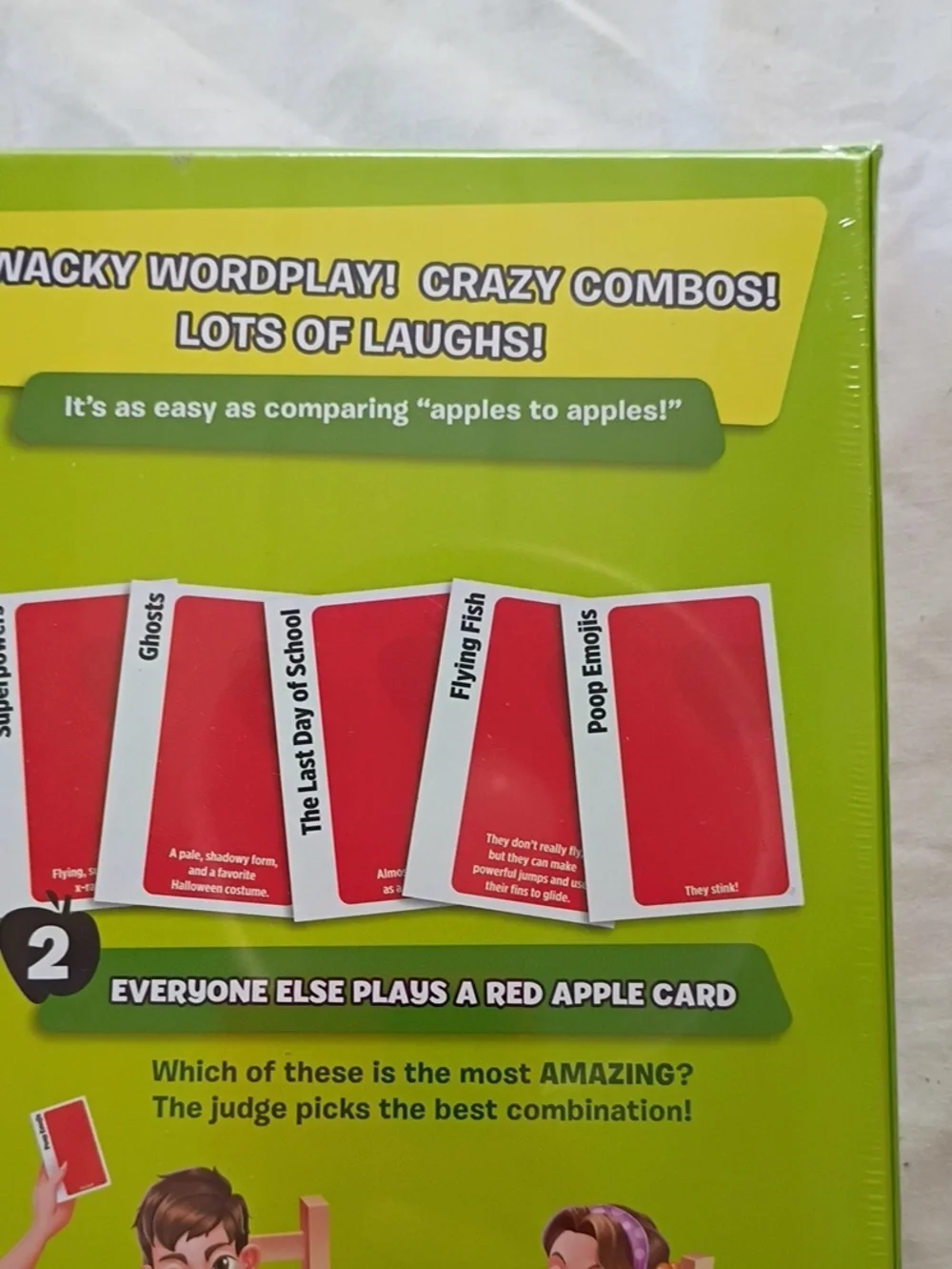 NEW Mattel Apples to Apples Junior Family Party Game Ages 9+ 4-8 Players